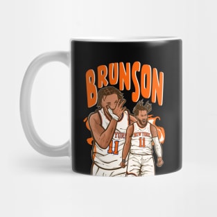 Jalen Brunson Cartoon Mug